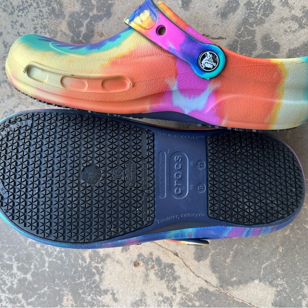 CROCS Tie-Dye work clog - Multicolor - Picture 3 of 3